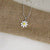 white flower pendant