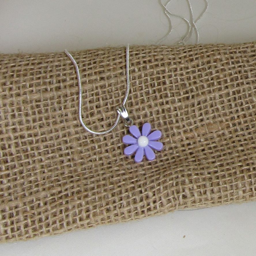lilac flower pendant