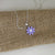 lilac flower pendant
