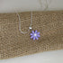 lilac flower pendant