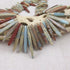 Big Bold Snake Skin Jasper Gemstone Collar Necklace - VP's Jewelry