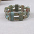 Snake Skin Jasper Gemstone Stretch Cuff Bracelet - VP's Jewelry