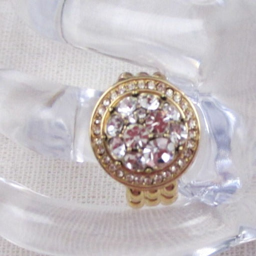 A/B Fun Fashion  Gold Stretch Ring Adjustable