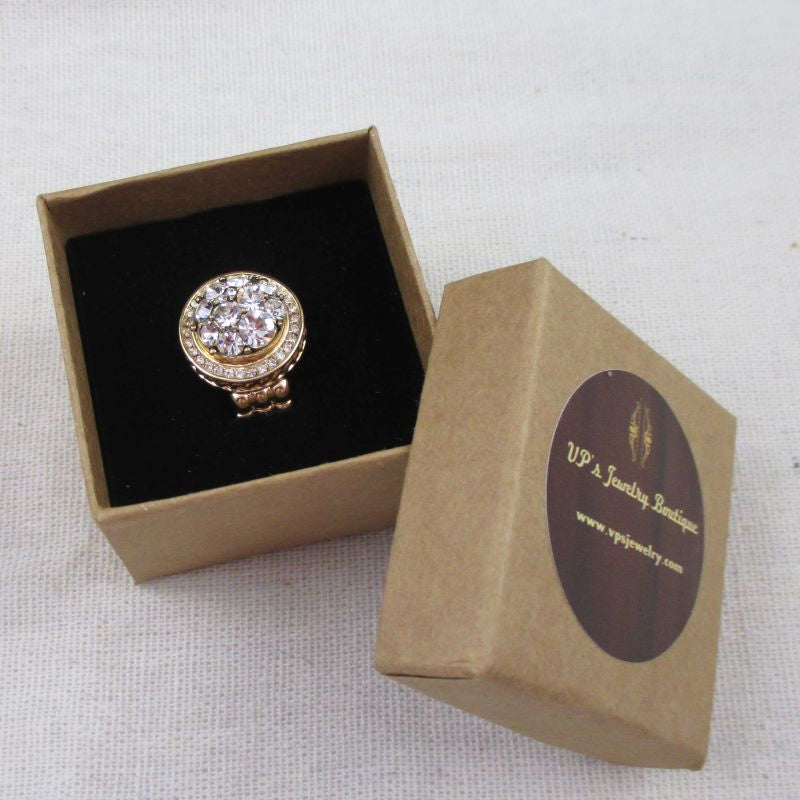 A/B Fun Fashion  Gold Stretch Ring Adjustable