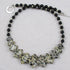 Unique Poppy Seed Jasper & Black Onyx Necklace
