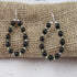 Black Onyx Hoop Earrings - VP's Jewelry
