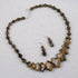 Unique Tiger Eye Necklace & Earrings Jewelry Set - VP's Jewelry  