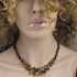 Unique Tiger Eye Necklace & Earrings Jewelry Set - VP's Jewelry  