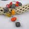 Multi-colored African Trade Beaded Big Bold Statement Necklace - VP's Jewelry  