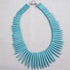 Statement Necklace Gemstone Stick Bead Cleopatra Collar - VP's Jewelry