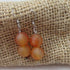Carnelian Gemstone Drop Earrings