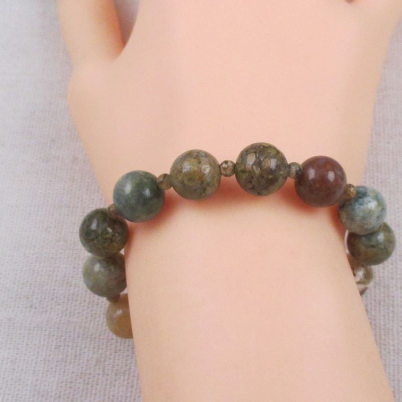 Picture Jasper Gemstone Bracelet - VP's Jewelry