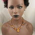 Out of Africa Kazuri Necklace in Cheetah Pattern - VP's Jewelry