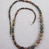 Matte Red Jasper Gemstone Bead Necklace Long - VP's Jewelry
