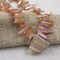 Daring Pink Opal Collar Necklace with Jasper Gemstone Pendant - VP's Jewelry