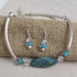 Aqua Handmade Artisan Bead Necklace & Earring Set - VP's Jewelry   - VP's Jewelry  