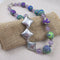 Lovely Lilac Fair Trade Bead Necklace in Samunnet and Amethyst Beads - VP's Jewelry