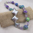 Lovely Lilac Fair Trade Bead Necklace in Samunnet and Amethyst Beads - VP's Jewelry