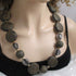 Big Bold Necklace in Black African Clay Beads - VP's Jewelry
