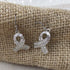 Crystal Rhinestone Awareness Ribbon Earrings - VP's Jewelry