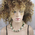 Cream Handmade Kazuri Necklace Chunky - VP's Jewelry