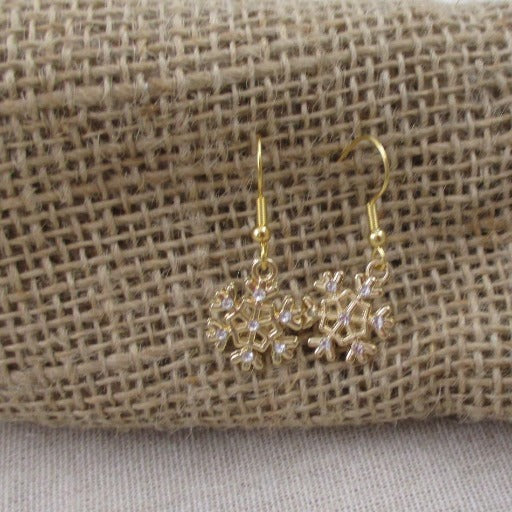 Holiday Charm Gold Earrings - VP's Jewelry