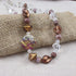 Handmade Artisan Bead Necklace Exotic Purple Murano Crystal - VP's Jewelry  