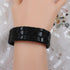 Black Wide Soft Supple Leather Cuff Bracelet for a Woman