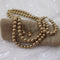 Gold Pearl Necklace, Earrings and Bracelet Handmade - VP's Jewelry  