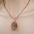Rare Palm Wood Gemstone Pendant Copper Necklace - VP's Jewelry