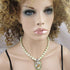 Green Dragonfly Pendant and Chrysoprase Beaded Necklace - VP's Jewelry