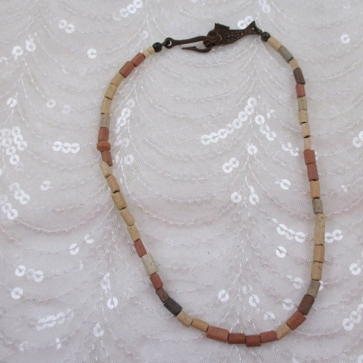 Boy's Handmade African Clay Surfer Style Necklace - VP's Jewelry