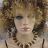 Cream & Honey African Tribal Necklace - VP's Jewelry  
