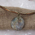 Choker with Aqua & Pink Handmade Pendant - VP's Jewelry