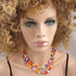 Multi Colored Double Strand Shell Necklace - VP's Jewelry