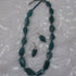 Handmade Apatite Gemstone Statement Necklace and Earrings - VP's Jewelry  