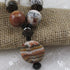 Brown Gemstone & Wood Pendant Necklace - VP's Jewelry