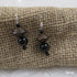 Black Onyx & Wood Earrings - VP's Jewelry