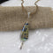 Handmade Artisan Teardrop Pendant and Topaz Necklace - VP's Jewelry