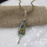Handmade Artisan Teardrop Pendant and Topaz Necklace - VP's Jewelry