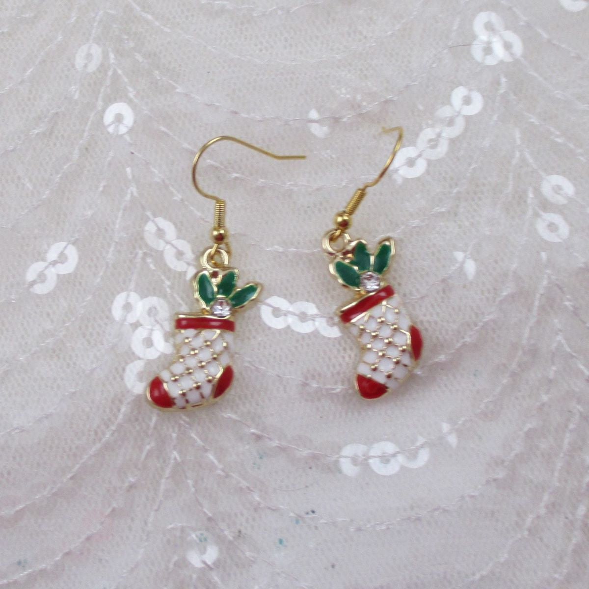 Holiday Charm Gold Earrings - VP's Jewelry