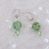 Green Handmade Artisan Bead & Silver Necklace and Earrings - VP's Jewelry  