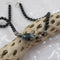 Black Handmade Swirled Artisan Bead and Black Pearl Necklace - VP's Jewelry