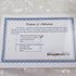 Certificate  for Pearl  used in tpearl Sunburst Pendant