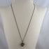 Topaz Crystal & Antique Gold Sun Burst Pendant Necklace - VP's Jewelry