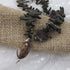 Black Stick Bead Pendant Necklace - VP's Jewelry