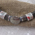 Silver Metallic Cord Silver & Ceramic Handmade Necklace - VP's Jewelry
