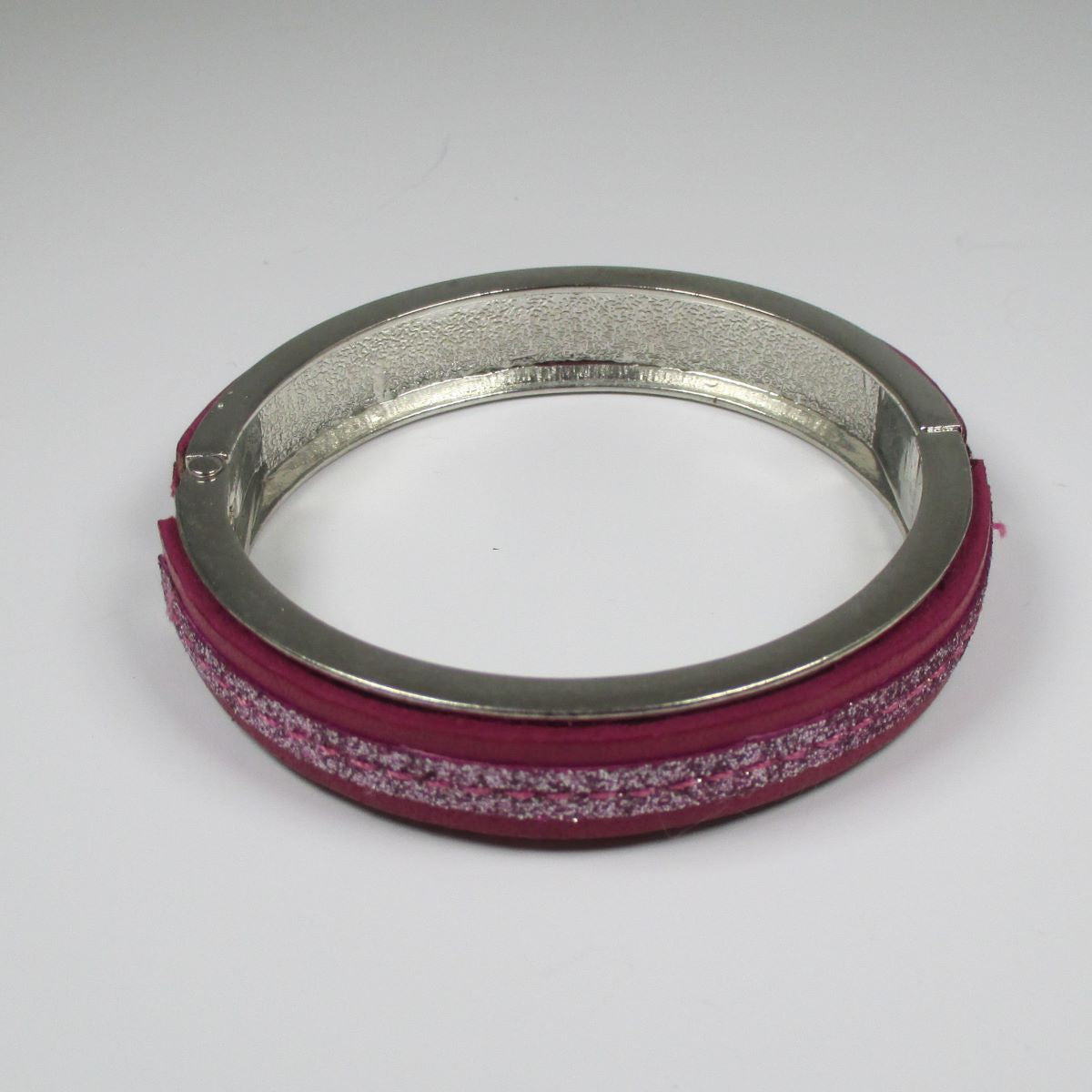 Silver Bangle Bracelet Leather Insert - VP's Jewelry