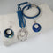 Necklace, Bracelet & Earrings Gift Set in Dark Blue - VP's Jewelry