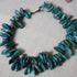 Turquoise Teardrop Bead Beaded Necklace - VP's Jewelry 